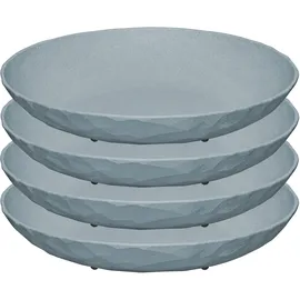 Koziol Pastateller Club Ø 22 cm Blau 4er Set
