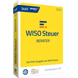 Buhl Data WISO Steuer-Berater 2022 - Handel Vollversion, 1 Lizenz Windows Steuer-Software