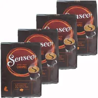 Senseo Kaffeepads Caramel, Karamellaroma, Kaffeepad für Pad Maschinen, Aromatischer Kaffee, 128 Pads