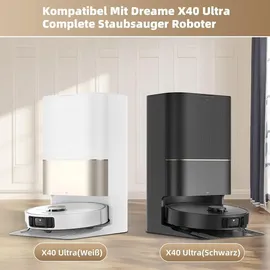 nixoot 20 Stück Zubehörset für X40 Ultra Complete/X40 Master/L40 Ultra Hauptbürste/Staubbeutel/Wischpads/HEPA Filter/Seitenbürste/Reinigungszubehör