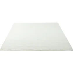 Wollteppich HOME AFFAIRE "Pirker", beige (natur weiß), B:190cm H:12mm L:290cm, Schurwolle, Teppiche, Wendeteppich, meliert, reine Wolle, handgewebt, Scandi, Wohnzimmer