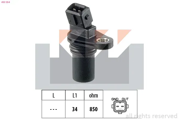 KW Sensor, Drehzahl 453354 für MITSUBISHI SMART
