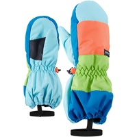 Ziener Unisex – Babys LIWI Skihandschuhe für Kinder, Blue Aqua, 104