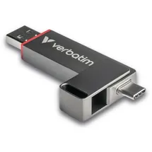 Verbatim Dual QuickStick 128GB USB-C/USB-A, USB Stick mit dualer Schnittstelle