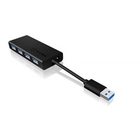 RaidSonic Icy Box IB-AC6104-B schwarz, USB-A 3.0 [Stecker] (70408)