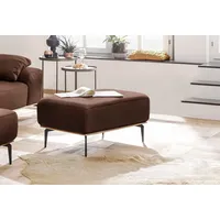 W.Schillig Polsterhocker "run", braun (macchiato z73), B:75cm H:46cm T:60cm,