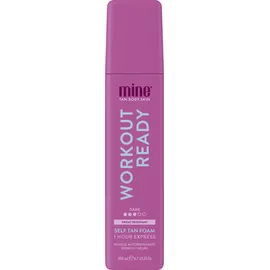 MineTan Self Tan 1 Hour Express Self Tan Foam Workout Ready 200 ml