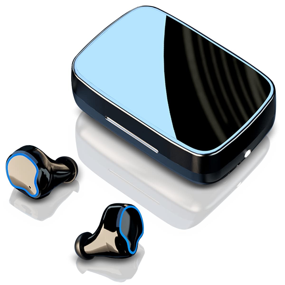 Bluetooth 5.1 Kopfhörer kompatibel mit Samsung Galaxy In-Ear Kabellos Ohrhörer Touch Headset, Smartphone:Samsung Galaxy Note 20 Ultra