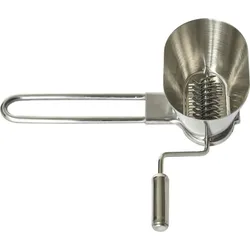 WDMT Manuelle Kräutermühle - Kräutermühle aus Metall - Silber