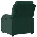 vidaXL Relaxsessel Dunkelgrün Samt 92,5 x 100 x 0 cm Grün mit Liegeposition