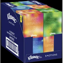 Kleenex Kosmetiktücher Taschentücher Boxen 3-lagig Collection Würfel 12 x 48 Tücher