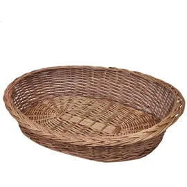 vidaXL Hundekorb aus Weide Natur 90 cm braun