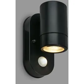 Briloner Wandleuchte mit Bewegungsmelder (15x7x9,5) Schwarz