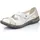 Rieker 46367, Damen Geschlossene Ballerinas, Weiß (Weiss/Grey), 42 EU (8 UK)