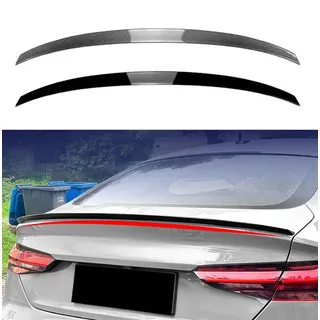GGOIN Auto Heckspoiler für Audi A5 F5 4-Door Sportback S5 2017 2018-2024, Kofferraumspoiler Flügel Dachspoilerflügel Lippe, Schlagfest Kratzfest Tuning Auto Zubehör,A Bright Black