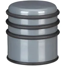 Relaxdays Türstopper mit Gummiringen, Anthrazit,Schwarz