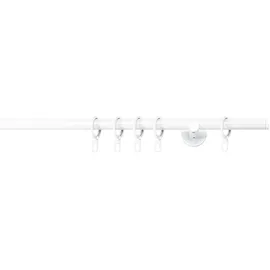 MYDECO Gardinenstange MYDECO "20mm Match Wandträger 6,5 cm", weiß, L:250cm, Gardinenstangen