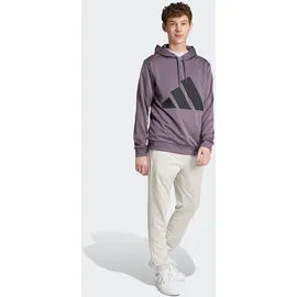 adidas Trainingsanzug ADIDAS SPORTSWEAR "M BL FT HD TS", Herren, Gr. L, grau (grau strata), Obermaterial: 100% Polyester, Sportanzüge Trainingsanzug, Set aus Hose und Hoodie, aus French-Terry-Material, zweiteilig