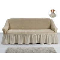 Sofahusse Sofahusse 3-Sitzer Sofabezüge elastischer Sofa Überwurf SF, My Palace, weich, elastisch und waschbar - Ein neues Wohngefühl. beige