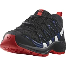 Salomon Xa Pro V8 Wanderschuhe - Black / Lapis Blue / Fiery Red - EU 39