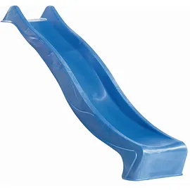 Karibu Stelzenhaus Benjamin Set Natur Holzrampe Rutsche 3 m Blau