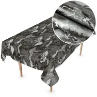 ANRO Wachstuchtischdecke Wachstuch Tischdecke abwaschbar Wachstischdecke Plastik-Tischdecken Glatt 200x140cm