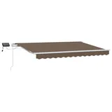 vidaXL Ausziehbare Markise 300 x 250 cm taupe