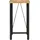 vidaXL Bartisch 55 x 55 x 107 cm Braun