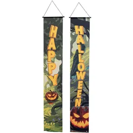 Europalms Halloween Banner, Geisterwald, 2er-Set, 30x180cm