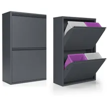 BoGi Mülltrennsystem 15 l Grau