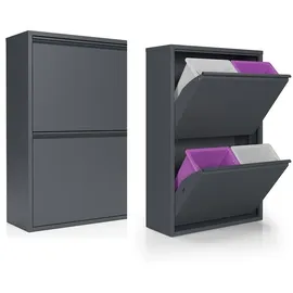 BoGi Mülltrennsystem 15 l Grau