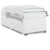 vidaXL Boxspringbett 90 x 190 cm Weiß
