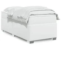 vidaXL Boxspringbett 90 x 190 cm Weiß