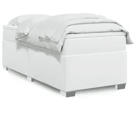 vidaXL Boxspringbett 90 x 190 cm Weiß