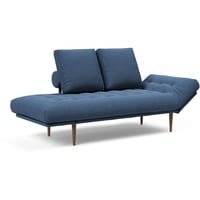 INNOVATION LIVING Schlafsofa Rollo Styletto Stoff Blau Blue