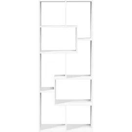 vidaXL Bücherregal Raumteiler 67 x 25 x 161,5 cm Weiß