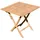 ALEOS. Teak Klapptisch 80 x 80 x 77 cm Aves