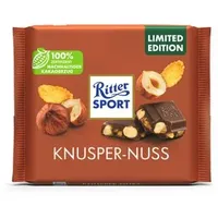 Ritter-Sport Tafelschokolade Knusper-Nuss, 100g
