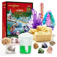 LuxusKollektion Spielzeug-Adventskalender Experimente & Edelstein Adventskalender 2024 für Kinder - STEM