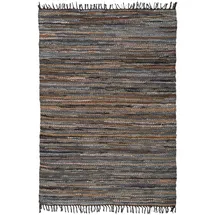 Kayoom Sonipat 110 Kurzflorteppich 70 x 200 cm Braun/Mehrfarbig