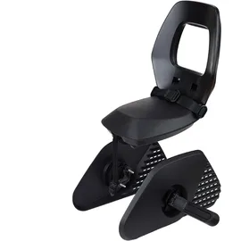 Bobike One Junior, Für Kinder ab 6 Jahren bis 27 kg, Ergonomisch, Sicher, Faltbar, Schwarz