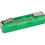 Akkuman Akku Mignon AA 1,2V 1600mAh mit U Lötfahne