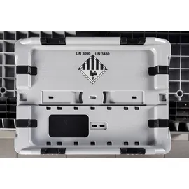 Cemo GmbH Altbatterie-Sammelbox 16 l grau