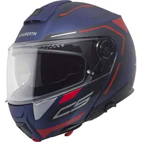 Schuberth C5 Omega Blau matt / Rot M 