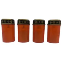 Relaxdays LED Grablicht 4 St. rot