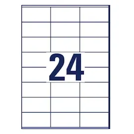 Avery Zweckform Etiketten 3490 weiß 70,0 x 36,0 mm