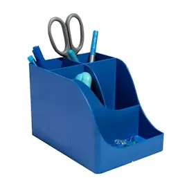 Exacompta 4x Stifteköcher Pen Wave, Bee Blue - Marineblau