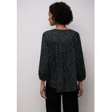 STREET ONE Langarmbluse mit Folienprint Schwarz 34
