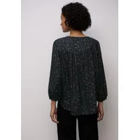 STREET ONE Langarmbluse mit Folienprint Schwarz 34