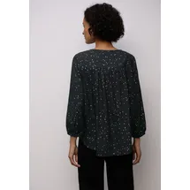 STREET ONE Langarmbluse mit Folienprint Schwarz 34